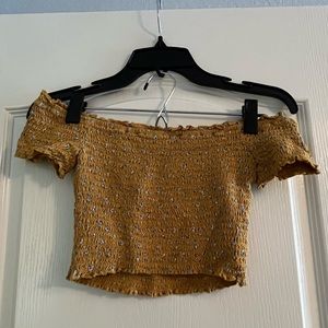 abercrombie off the shoulder top